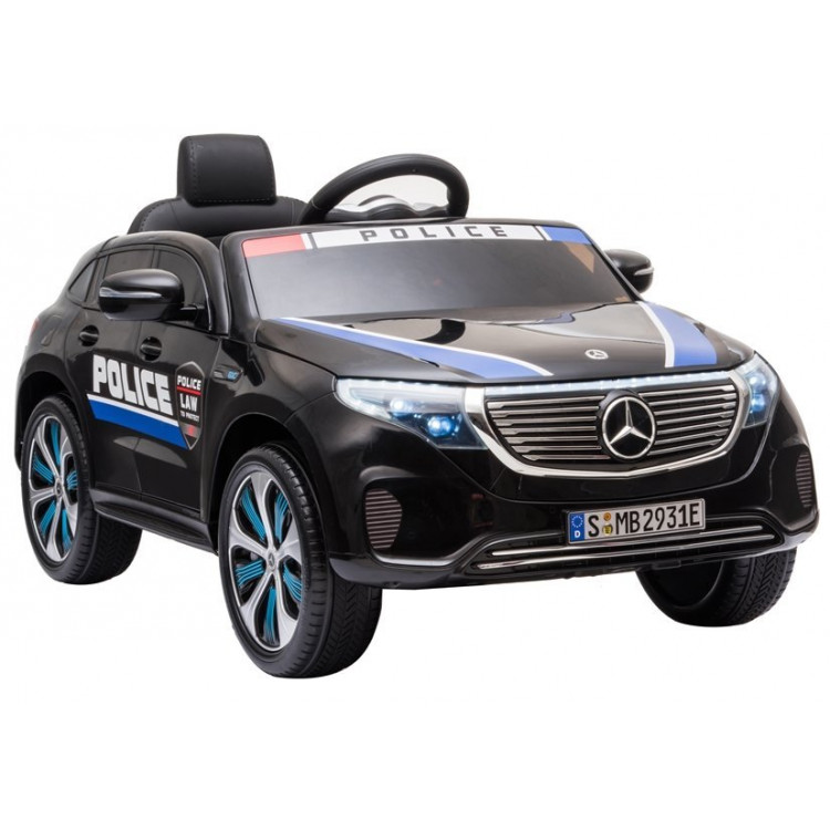 Elektrické autíčko - Mercedes EQC 400 - nelakované - čierne